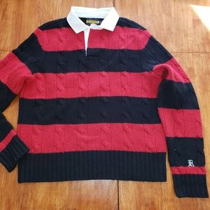 Rugby ralph lauren cable knit sweater rugby
